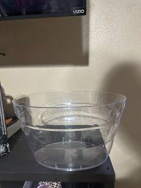 Clear plastic bowl with handles #plasticbowl #kitchenware